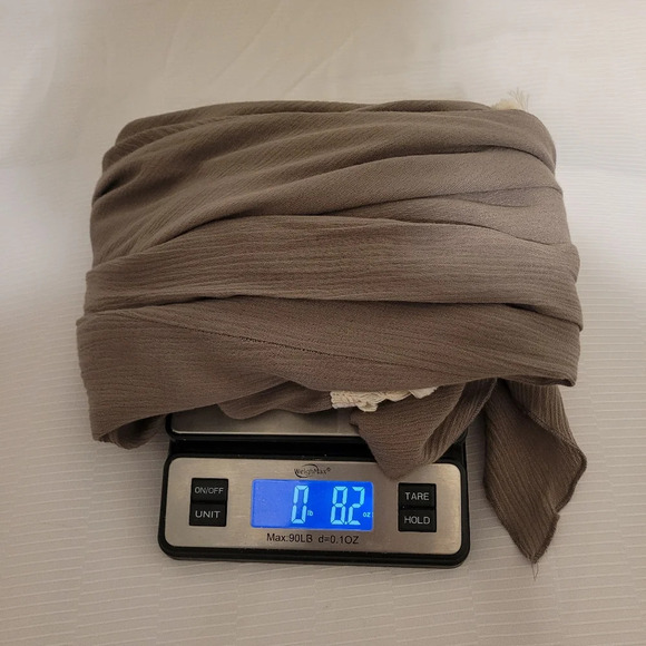 Umgee Taupe and Tasseled Hankerchief Dress sz M - Picture 8 of 8